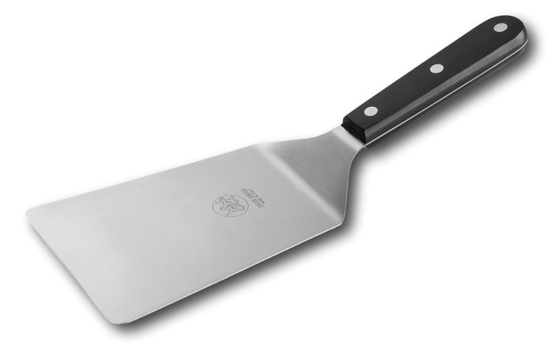 DUE BUOI SET Wide Spatula blade dimension 4"x6"1/3 and Square spatula blade dimension 2"1/2 x 2"1/2 Professional quality restaurant. Kitchen bbq grill griddle pastry. Non-stick Durable. ICQ Approved. - Image 4